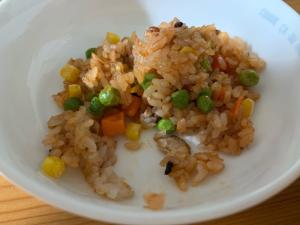 炊飯器で出来る 子供用ケチャップライス レシピ 作り方 By かさささささささ 楽天レシピ