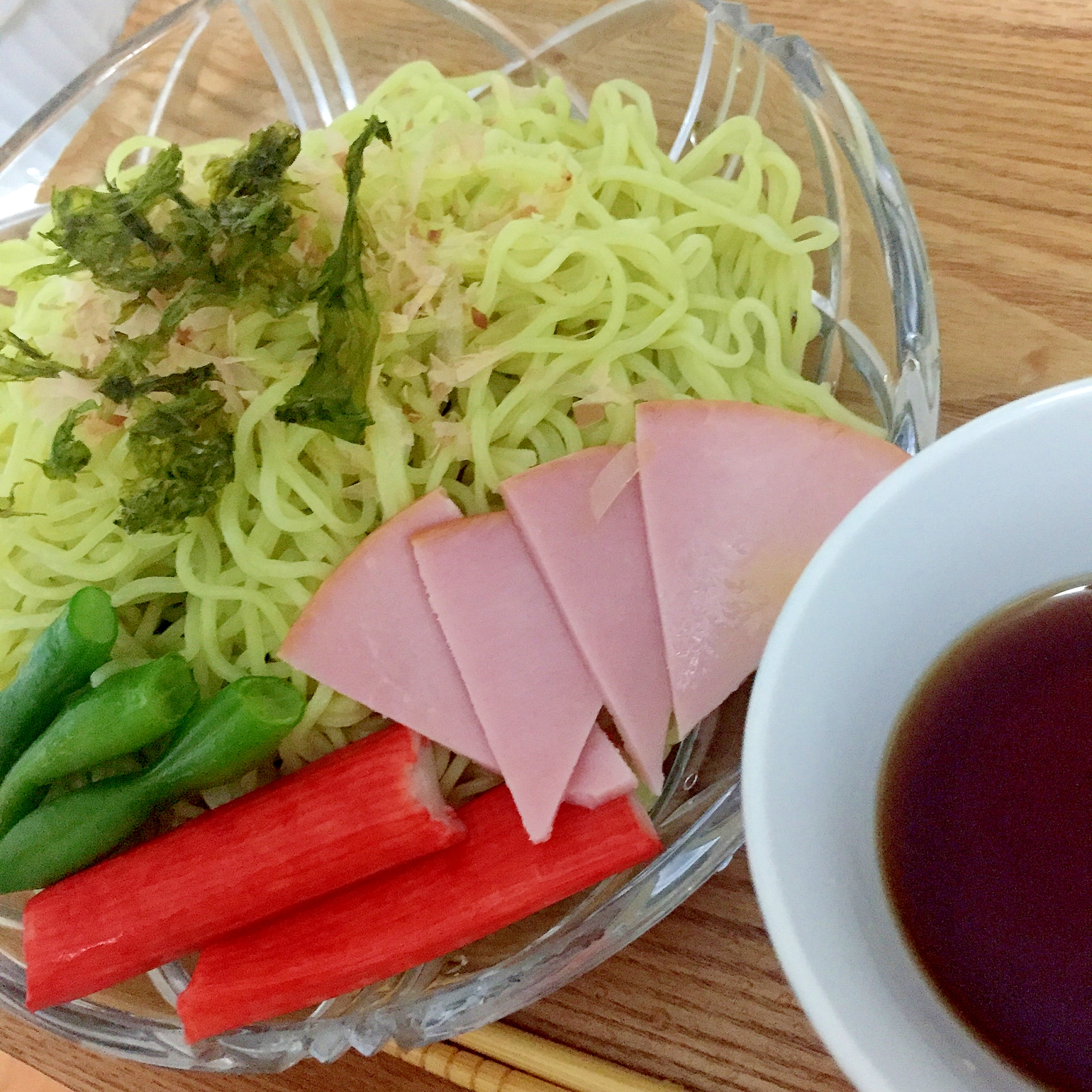 いろいろ添えて！ざるラーメン☆彡