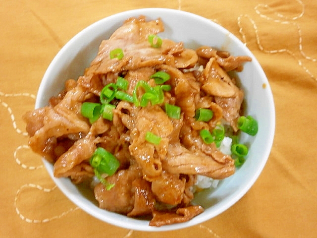 すぐ出来る！焼き肉丼