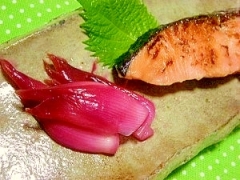 簡単ビニール袋deミョウガの梅酢漬