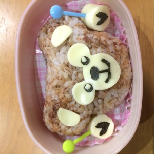 100円ショップのクッキー型で キャラ弁ダッフィー レシピ 作り方 By