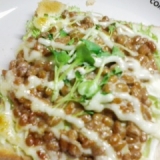 キャベツ★マヨ納豆トースト