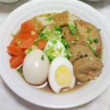 厚揚げと卵の煮物