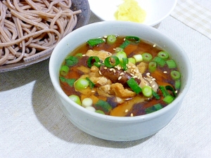 干し椎茸と油揚げのつけ汁 蕎麦 うどん 素麺に レシピ 作り方 By うみ 楽天レシピ