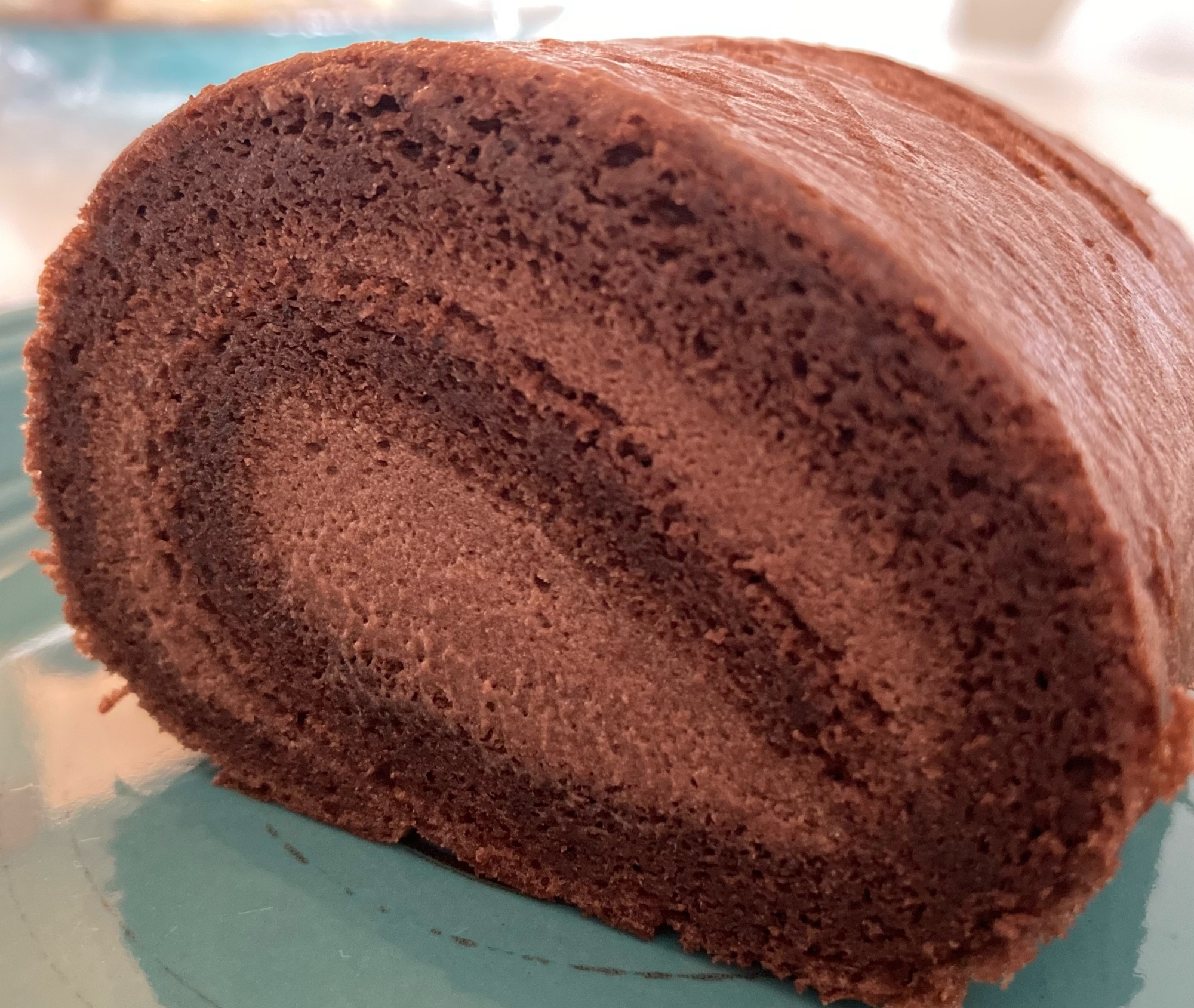 チョコを使わないチョコロールケーキ