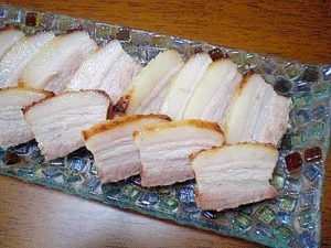 粗切りわさびで 豚バラブロックの焼き蒸し レシピ 作り方 By ひろりん１１０６ 楽天レシピ