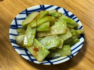 捨てないで ブロッコリーの芯でおつまみメンマ風 レシピ 作り方 By Sana37 楽天レシピ
