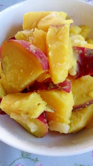 さつまいものりんご煮 おやつやお弁当にも レシピ 作り方 By Ramjetcity 楽天レシピ