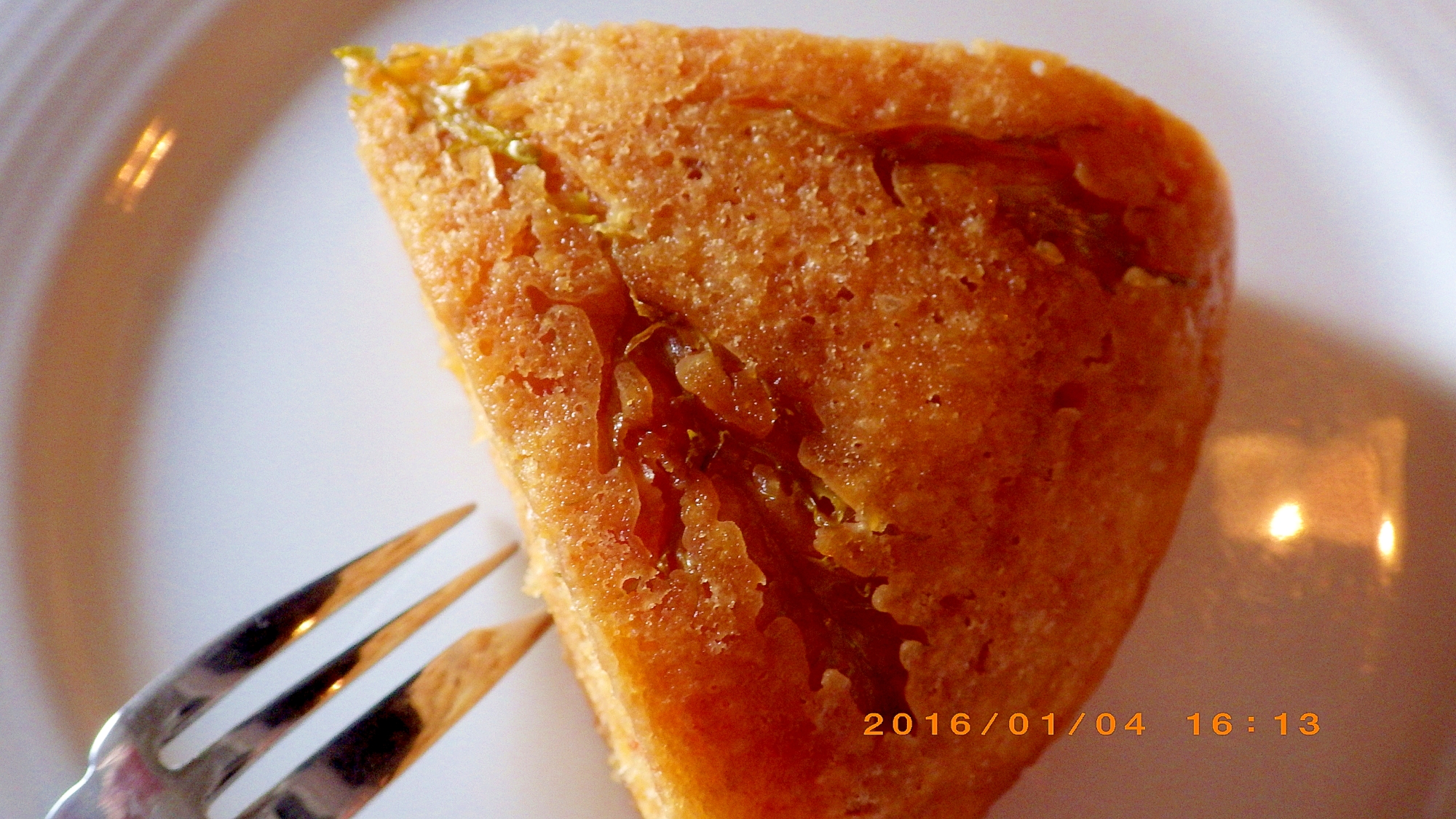 2. 炊飯器deトマトと水菜のケーキ 