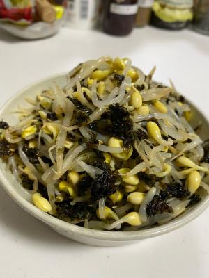 豆もやしと韓国海苔の和え物 レシピ 作り方 By You花凛 楽天レシピ 豆もやしと韓国海苔の和え物 レシピ 作り方 By You花凛 楽天レシピ