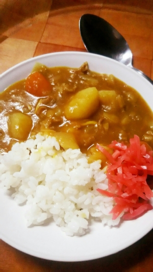 定食風 大人の甘口カレー 簡単6分圧力鍋 レシピ 作り方 By えびポテ 楽天レシピ