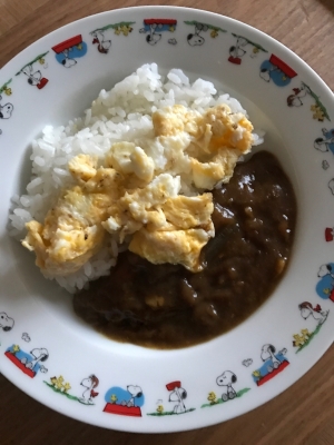 ふわふわ炒り卵のせカレーライス レシピ 作り方 By ボンド子 楽天レシピ