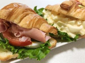 コンビニパンでクロワッサンサンド レシピ 作り方 By Ham Mama コンビニパンでクロワッサンサンド レシピ 作り方 By Ham Mama
