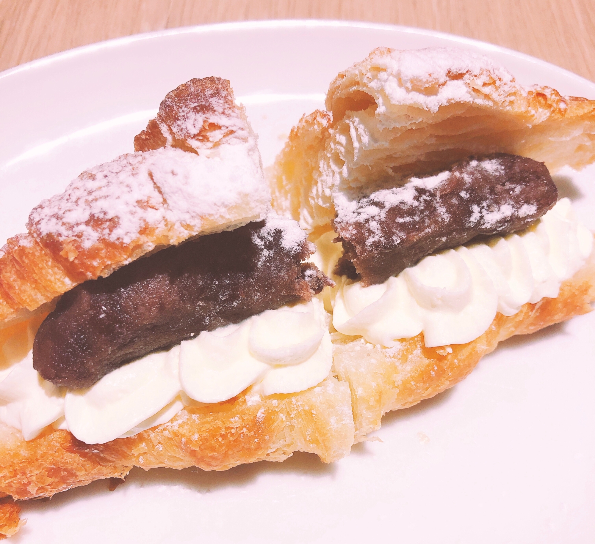 豆乳&クリームチーズホイップ&粒あんサンド
