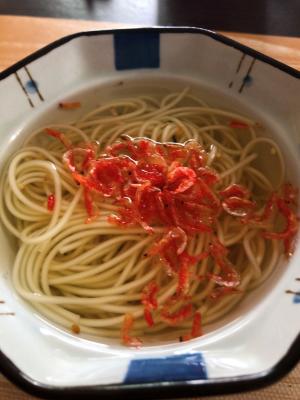 白だし香る桜えびのにゅうめん レシピ 作り方 By 桜 咲子 楽天レシピ