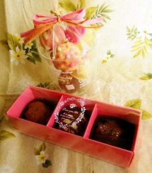 チョコシューで簡単かわいいバレンタインデコチョコ レシピ 作り方 By Yumi Yoko 楽天レシピ