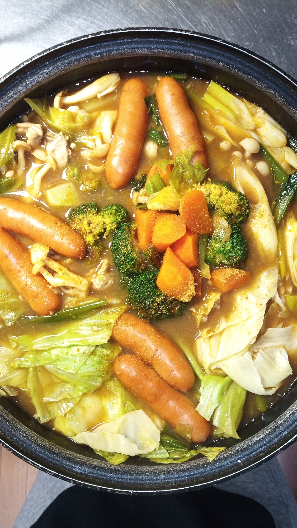 残り鍋をカレー鍋に変身させよう！！