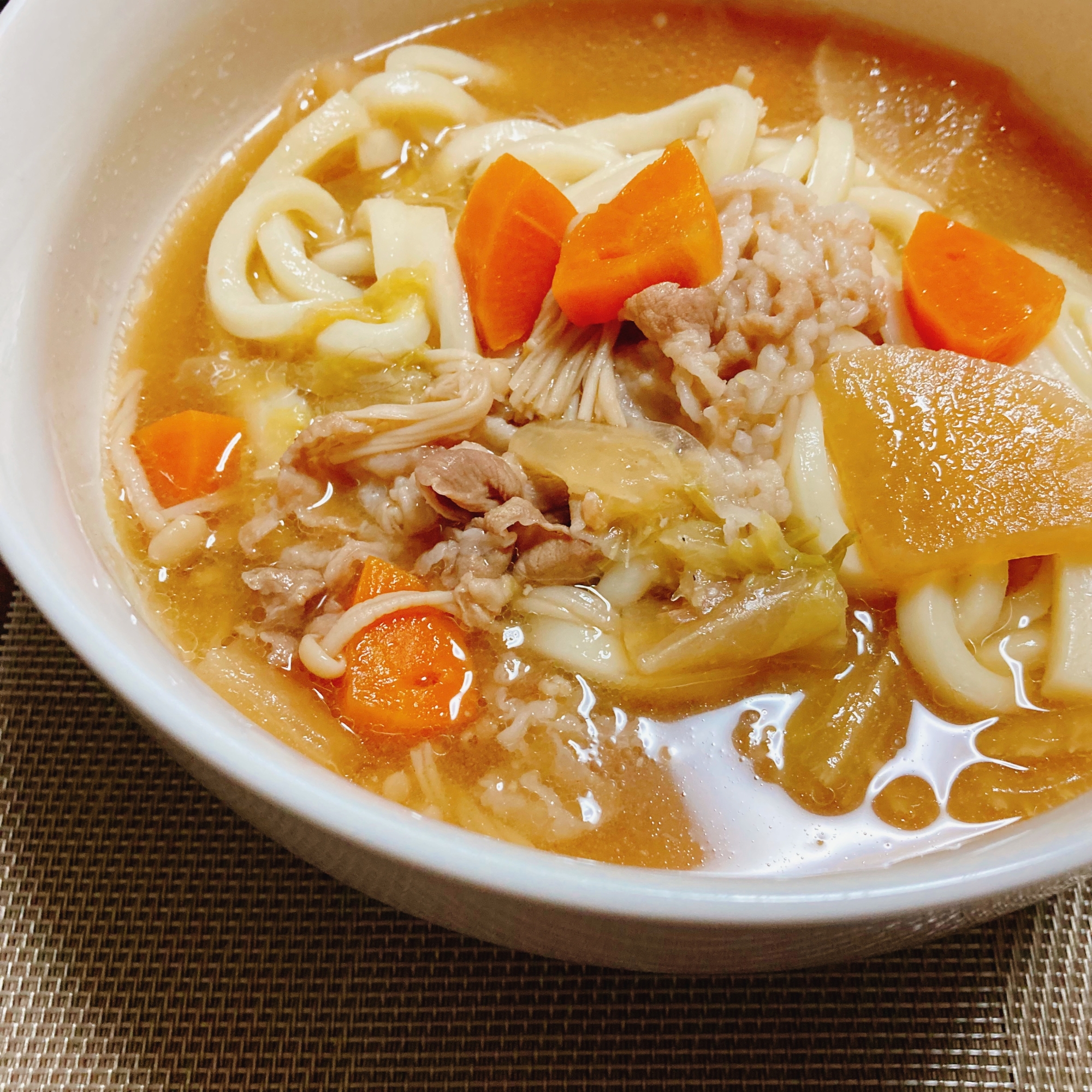 うんめぇ♡上州おっきりこみうどん（煮ぼうとう）