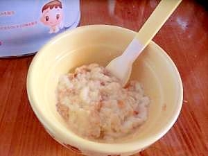 超簡単で栄養up の離乳食 ミルクパン粥 レシピ 作り方 By こしゅんた 楽天レシピ