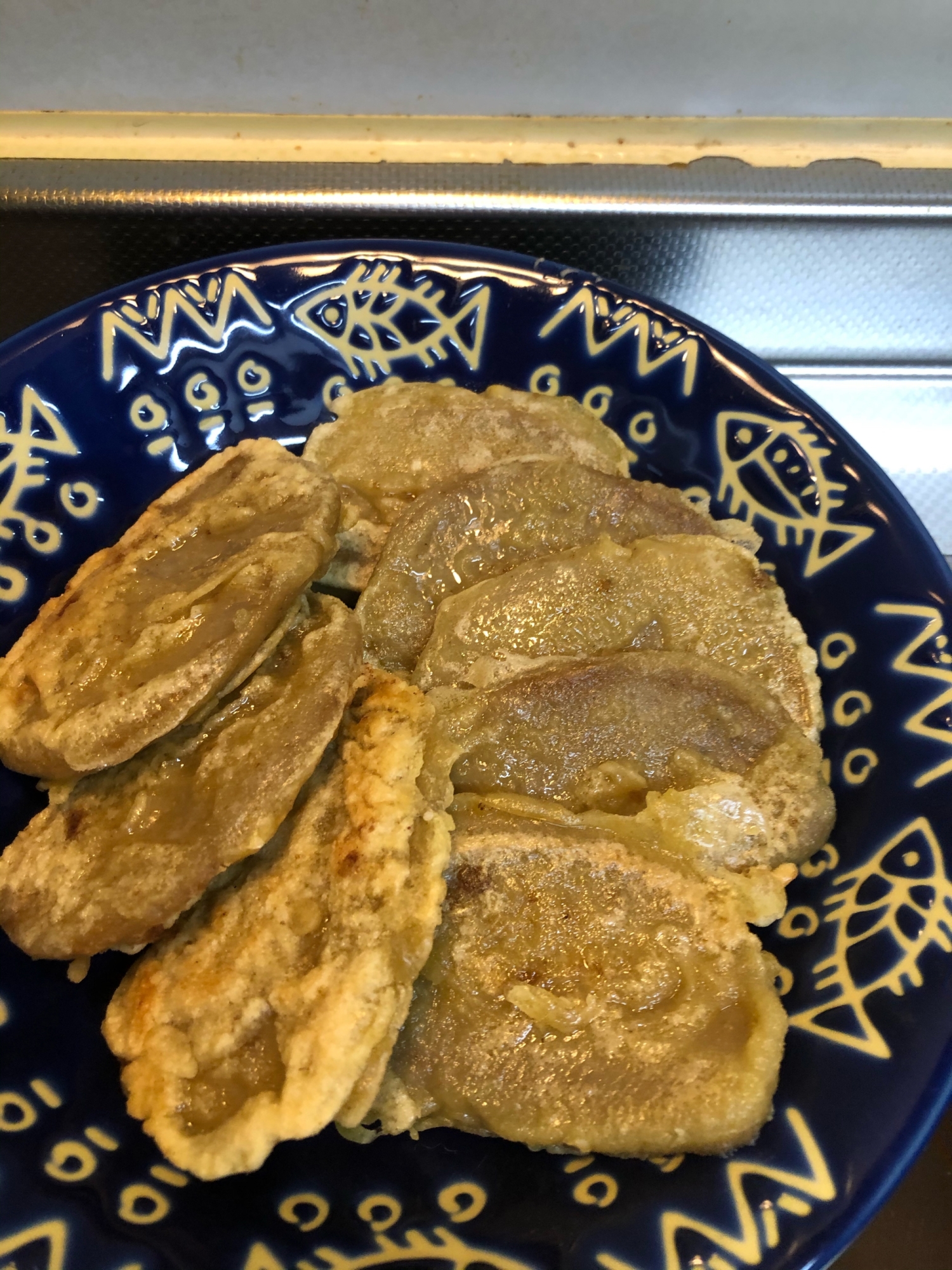 静岡名物♪黒はんぺんの焼き揚げ♪カレー風味^_^