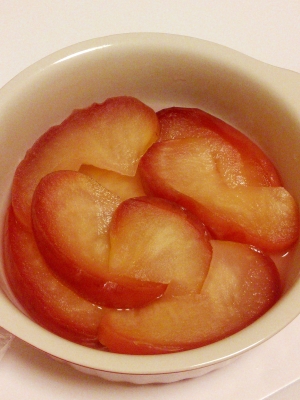 レモン不要 レンジで簡単 りんごのコンポート レシピ 作り方 By みずたまsweet 楽天レシピ