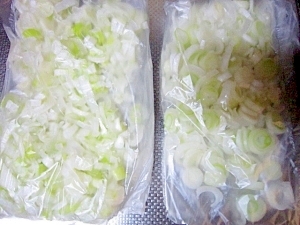 新鮮なまま 白ネギを冷凍保存 レシピ 作り方 By Libre 楽天レシピ