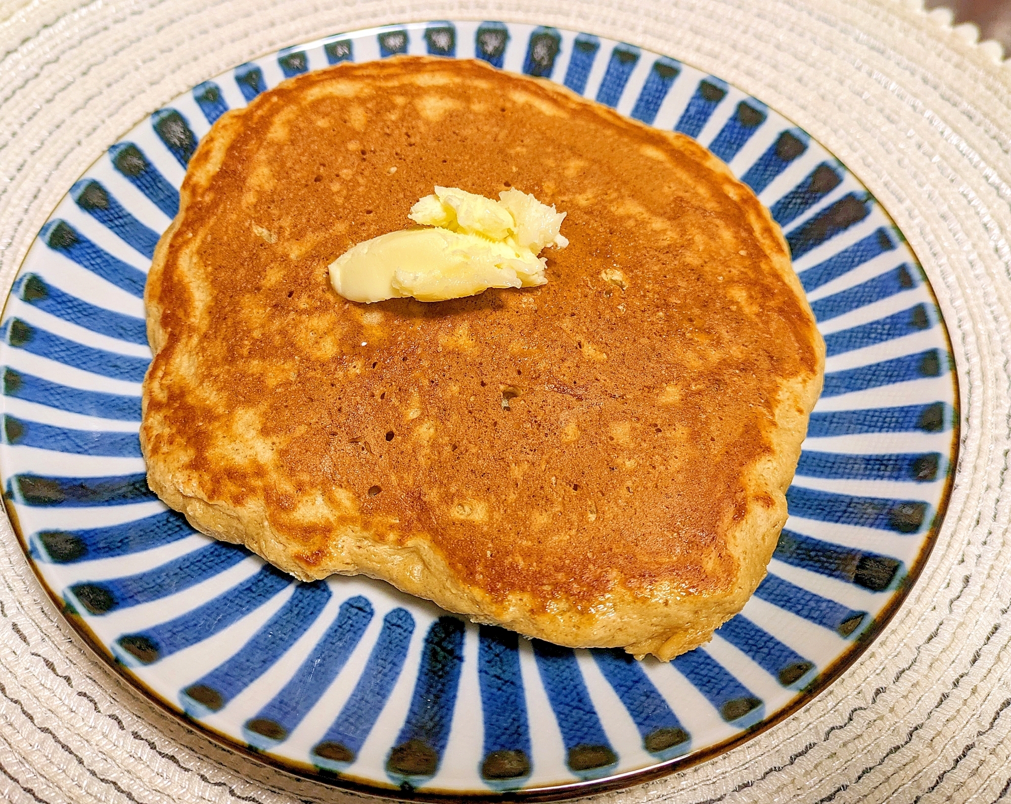 朝食に☆コーヒー風味のホットケーキ