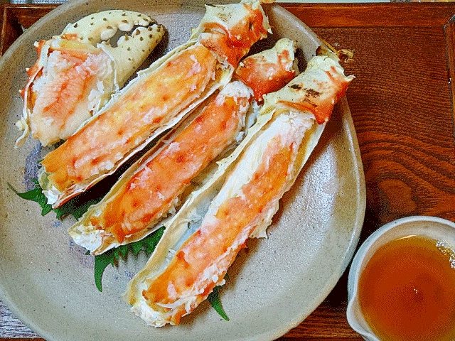 ジューシー焼きのコツ☆　「焼きタラバガニ」