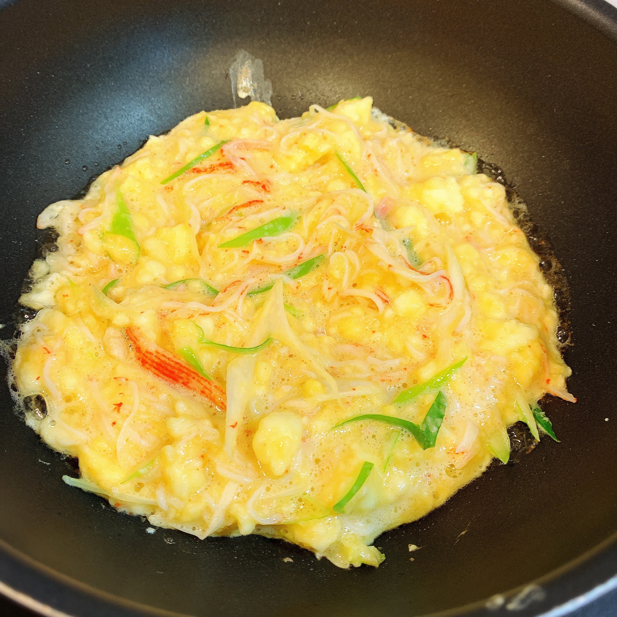 超簡単☆カニカマで天津飯