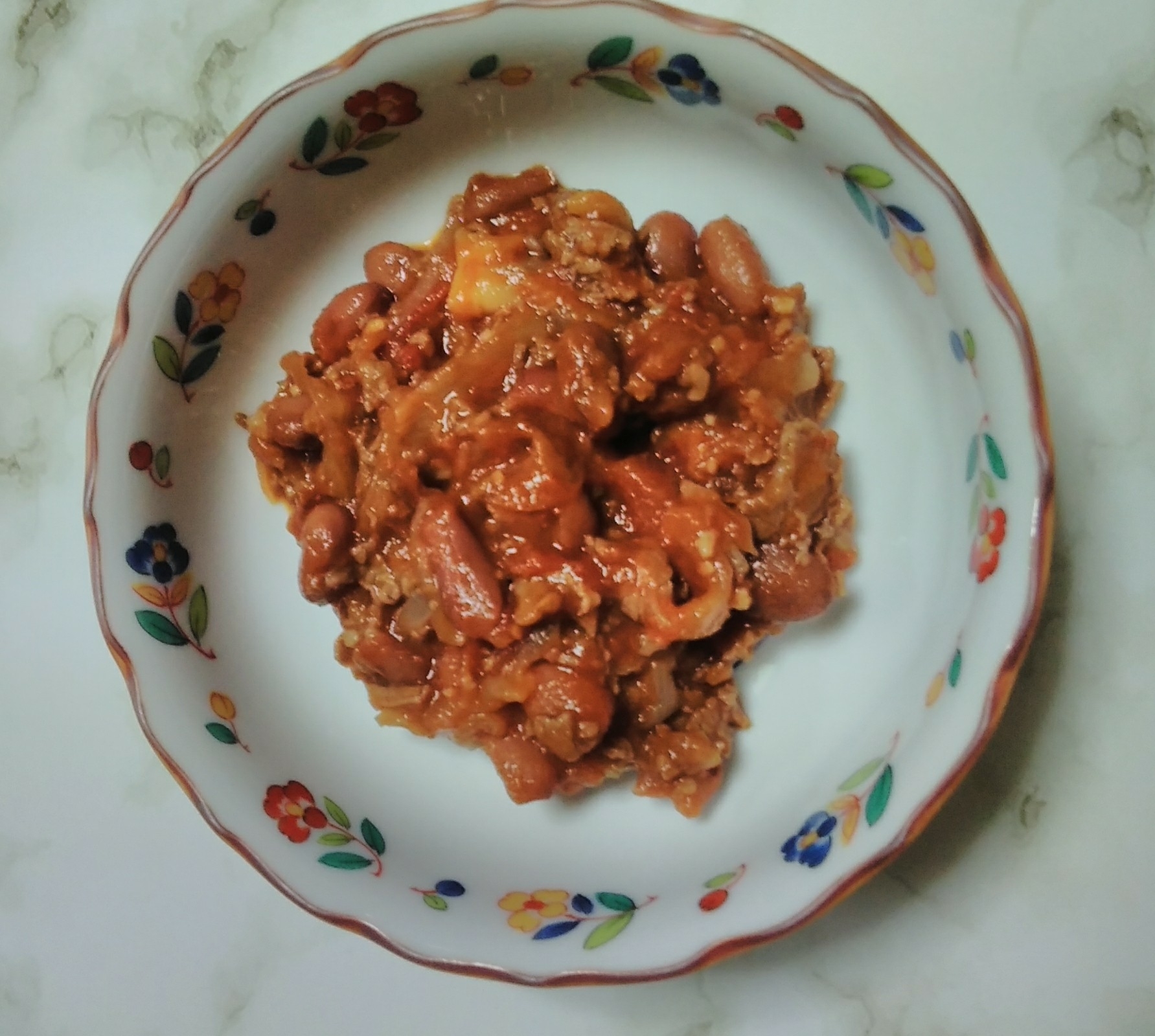 金時豆と牛肉トマトのスパイシー煮