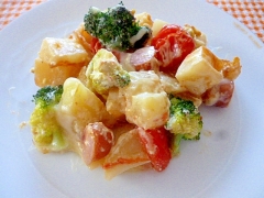 じゃがウインナーのマヨ焼き