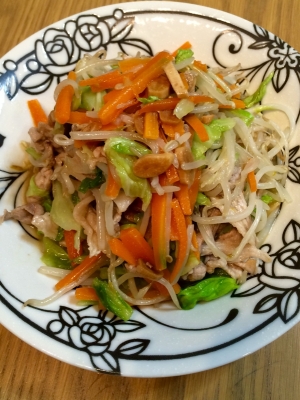 にんにく醤油で豚コマ野菜炒め レシピ 作り方 By Yurumochi 楽天レシピ