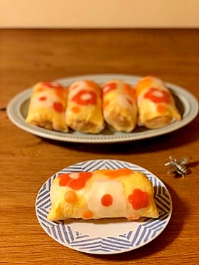 ライスペーパーでウニッコオムライス
