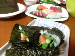 好きな具材で!手巻きずし