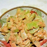 ブロッコリーの茎サラダ