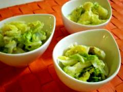 レンジでカンタンもう一品♪　白菜のゴママヨ風味☆