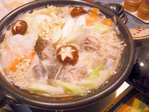 鶏と鱈の水炊き鍋 〆が美味しい おじや付き レシピ 作り方 By はい 山田です 楽天レシピ