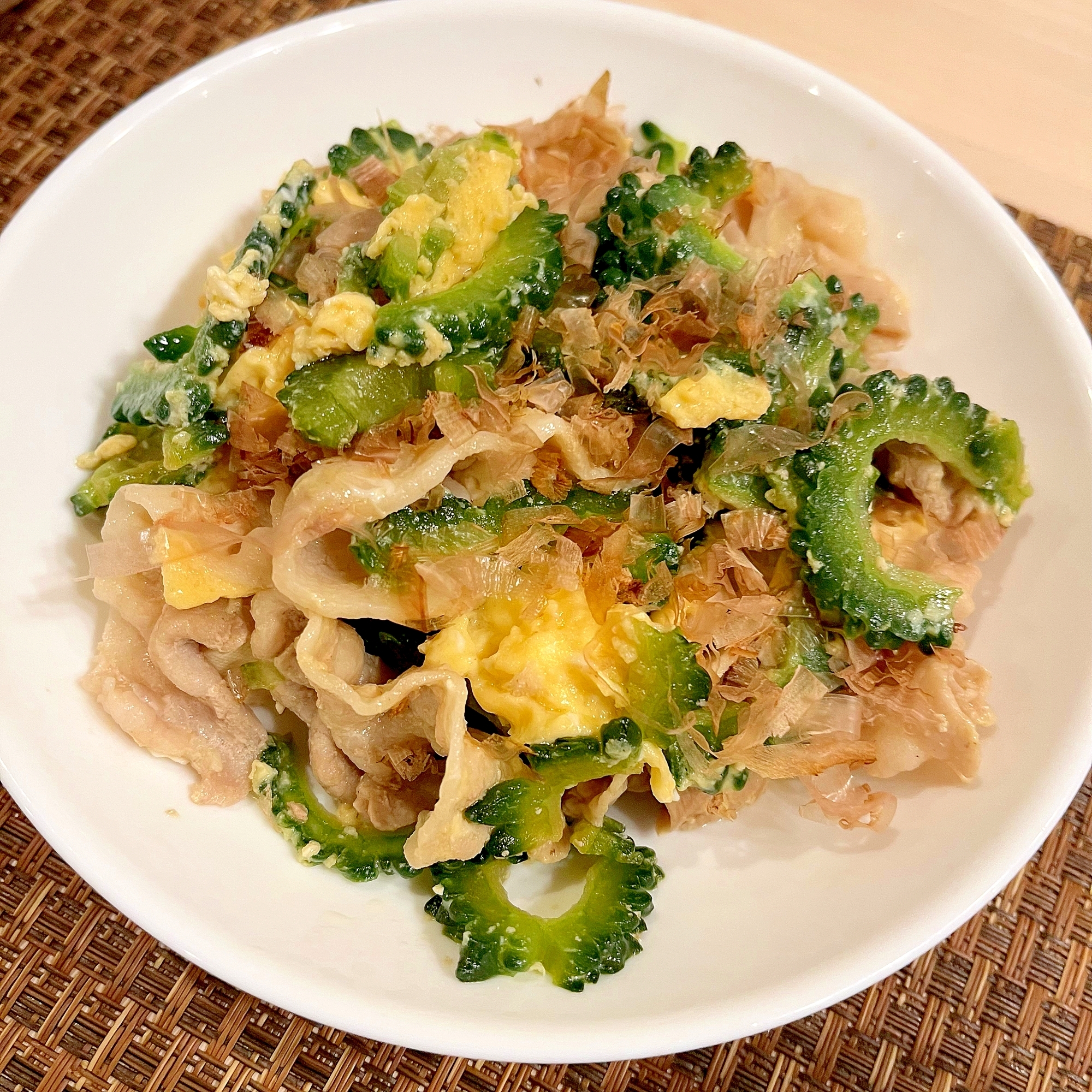 【おつまみ】キムチゴーヤチャンプルー