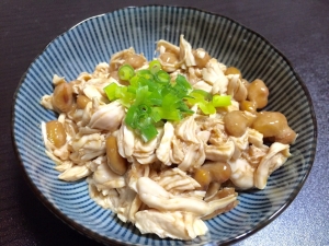 節約 ダイエットに 納豆と鶏ささみの生姜醤油和え レシピ 作り方 By オイスカル 楽天レシピ