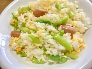 アスパラとウィンナーのチャーハン レシピ 作り方 By Maroncream 楽天レシピ アスパラとウィンナーのチャーハン レシピ 作り方 By Maroncream 楽天レシピ