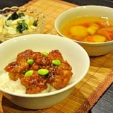 鶏ムネ肉でもジューシーな照り焼き丼