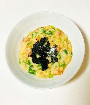サラダほうれん草とトマトの卵おじや レシピ 作り方 By Libre 楽天レシピ