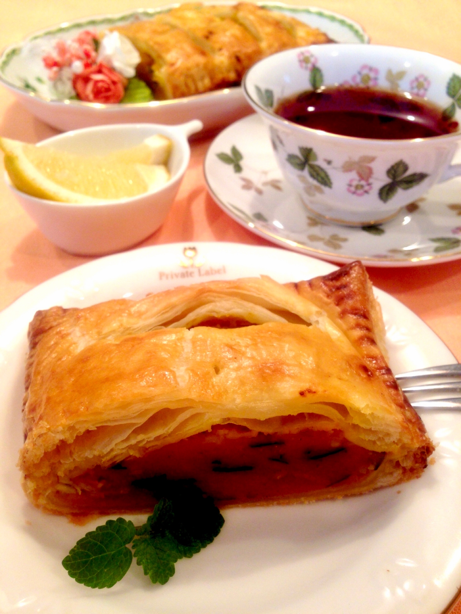冷凍パイシートとレンチンで簡単に♡かぼちゃのパイ