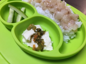 離乳食 完了期 かぶの葉のふりかけde冷や奴 レシピ 作り方 By 楽天レシピ 離乳食 完了期 かぶの葉のふりかけde冷や奴 レシピ 作り方 By 楽天レシピ