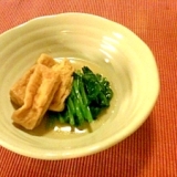 じゅわっと食べごたえのあるホウレン草のお浸し