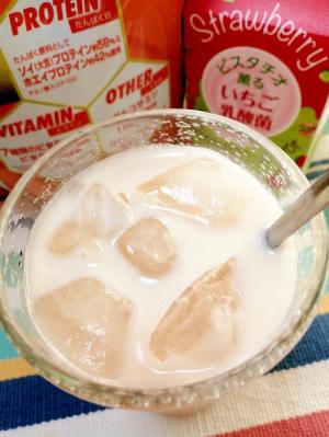 アイス プロテイン乳酸菌ミルク レシピ 作り方 By Nyan260 楽天レシピ