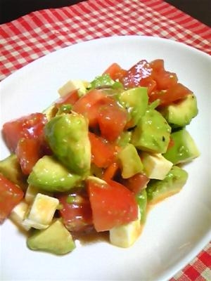 アボカドとトマトのサラダ 簡単 レシピ 作り方 By Nini 楽天レシピ