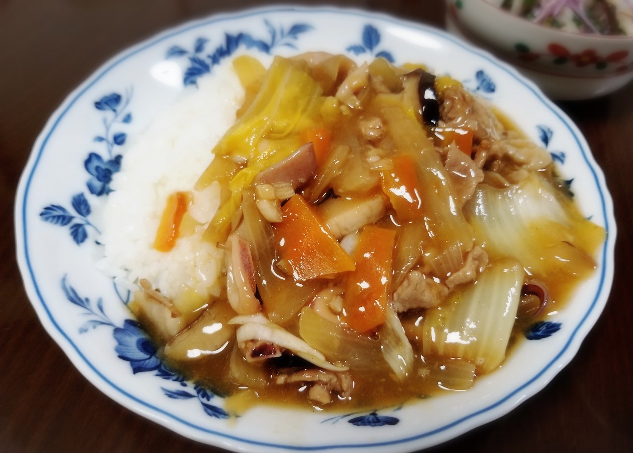 野菜たっぷり！ 八宝菜* 中華飯* 餡かけ焼きそば