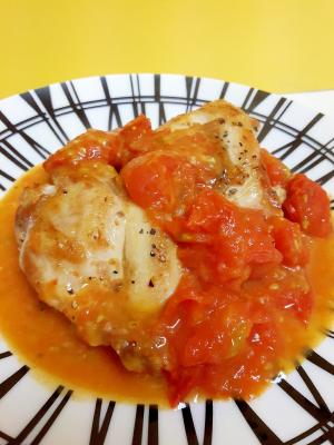 簡単 鶏もも肉のソテー プチトマトソース レシピ 作り方 By Acchan66 楽天レシピ