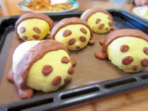 フジパンのバターロールでパンダパン レシピ 作り方 By Miashimatora 楽天レシピ